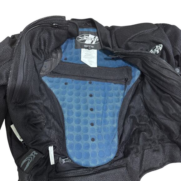 Joe Rocket Ballistic Series Motorcycle Touring Jacket Mens Small Black 1750-1562 - Picture 7 of 10